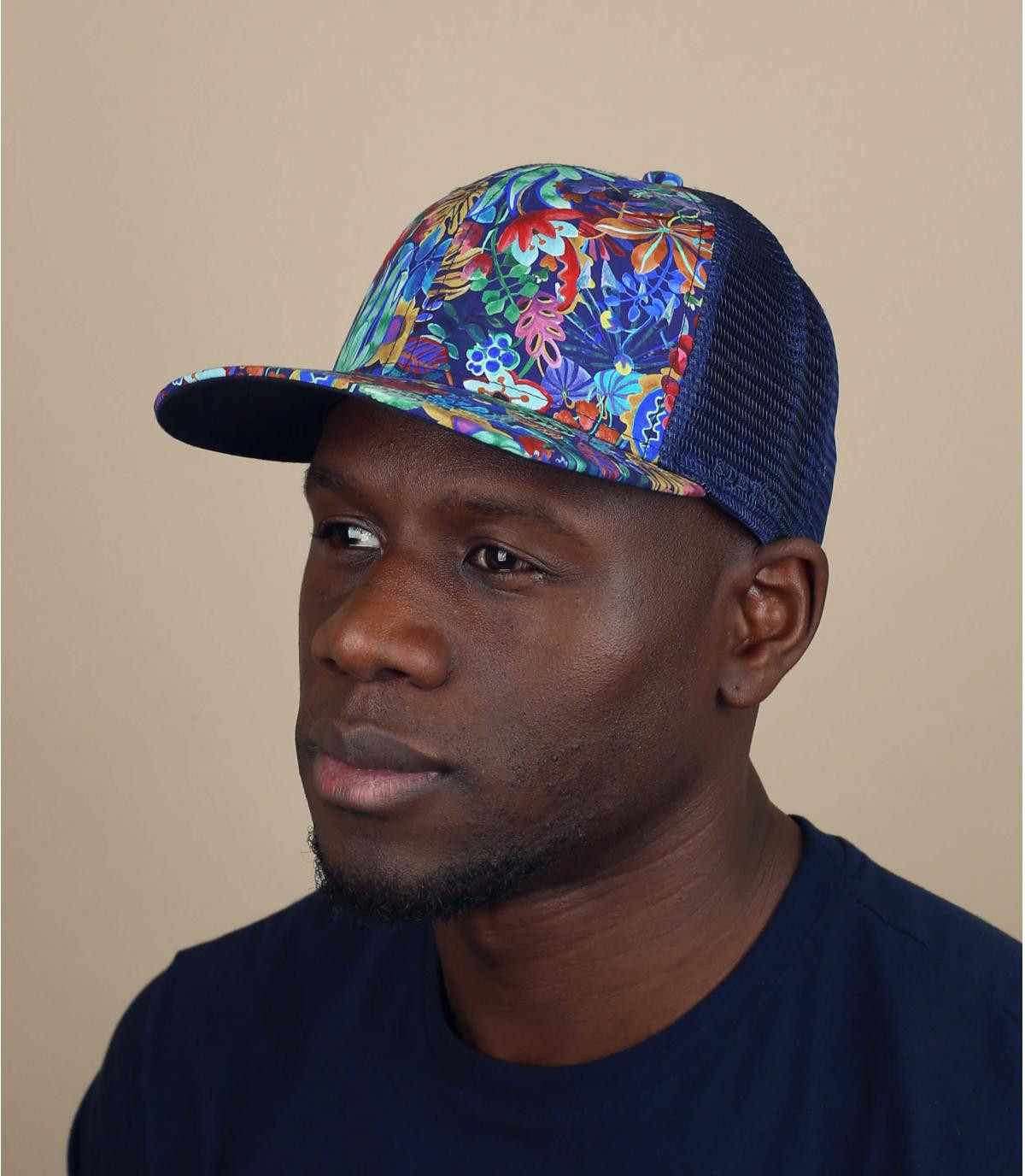 Floral on sale trucker hat